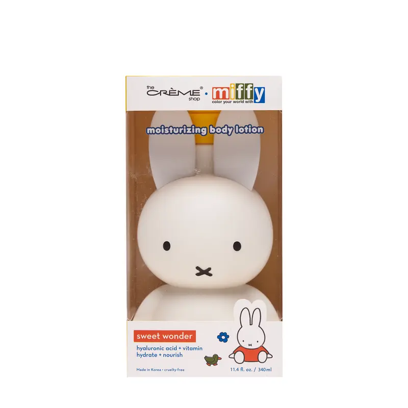 The Crème Shop x Miffy Body Lotion - Lightweight, Non-Greasy, Moisturizer for Soft Glowing Skin - Korean Skincare