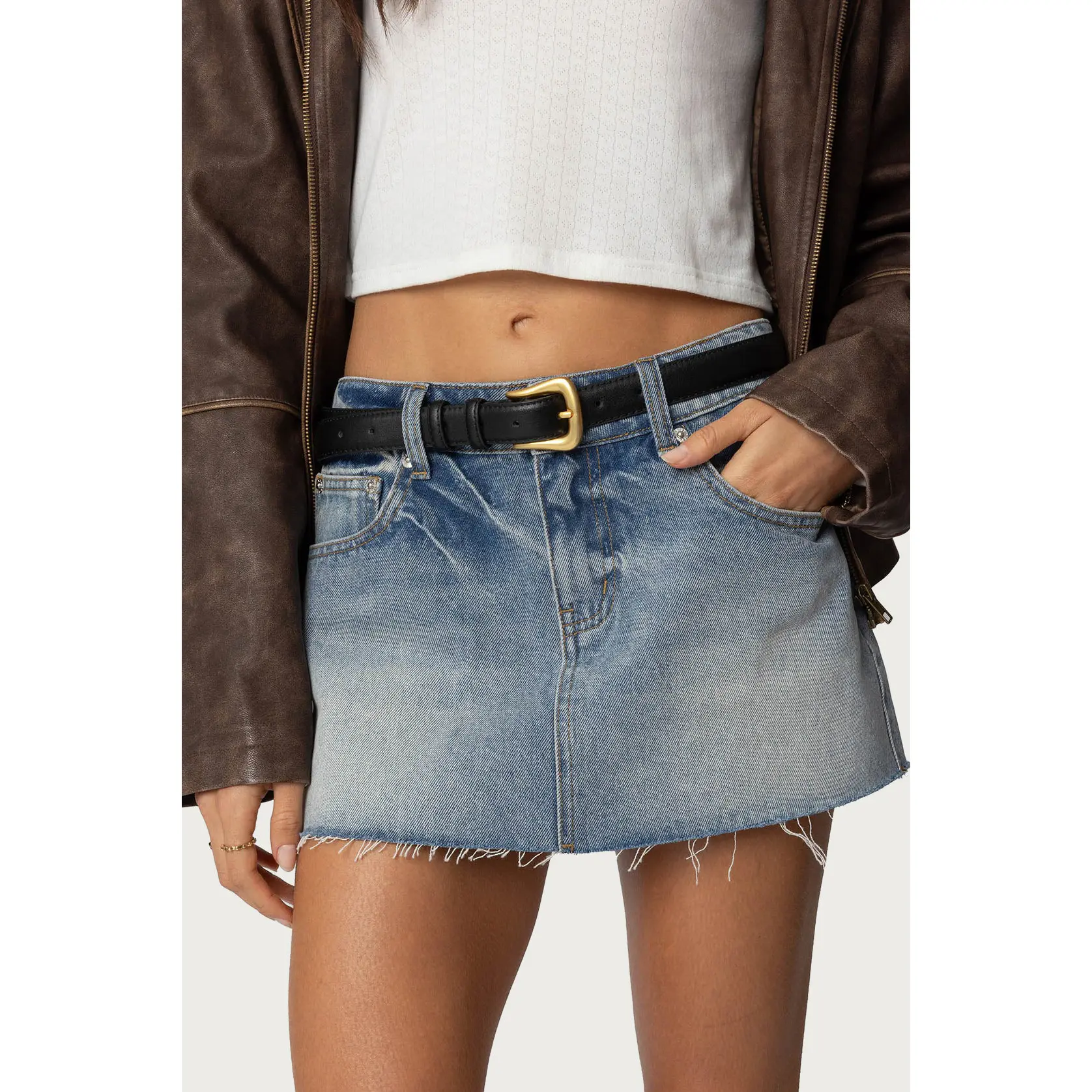 Back To Basics Faux Leather Belt
