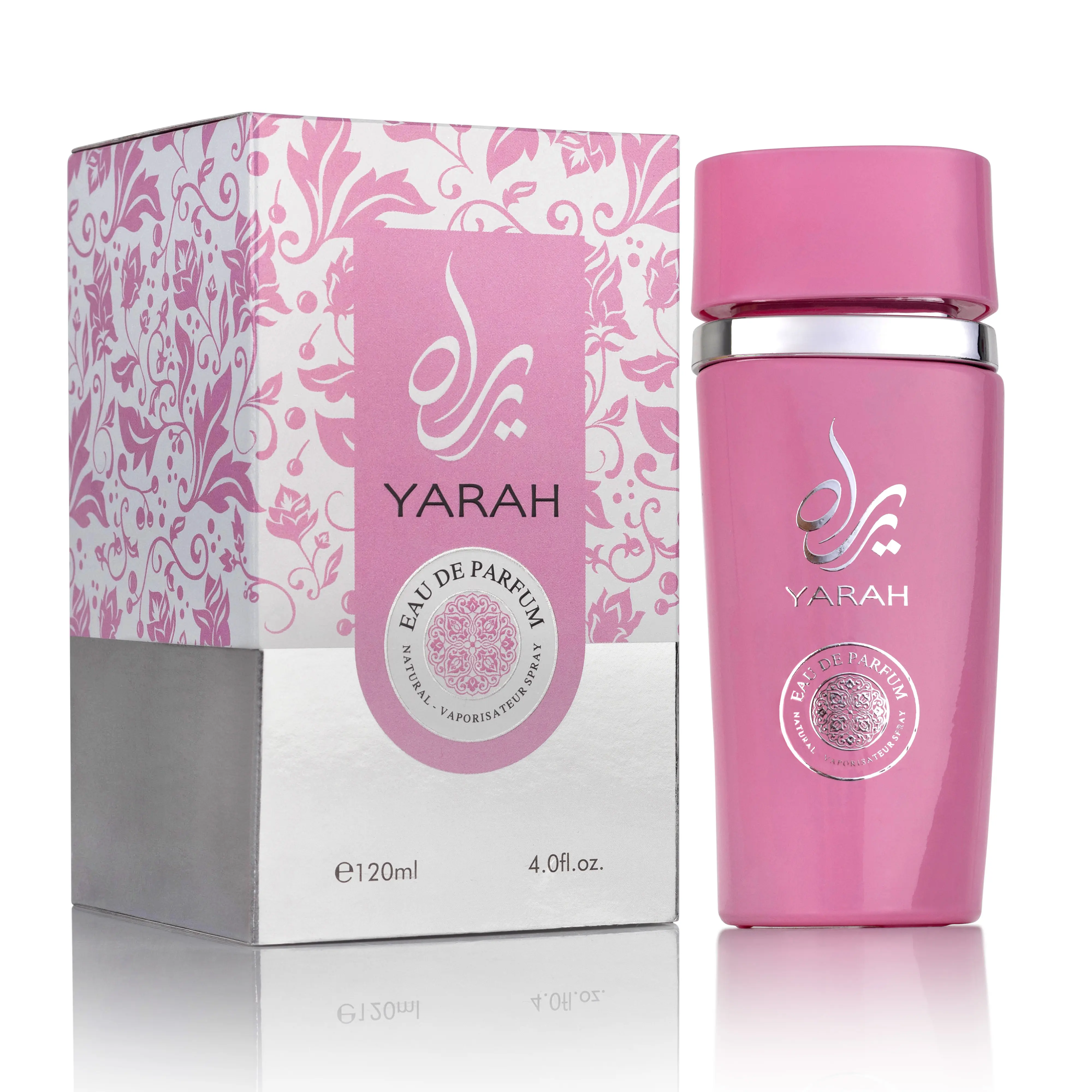 NOVOGLOW Yarah Women's Eau De Parfum - 4.0 oz (120ml) Indulgent Oriental Vanilla Gourmand Fragrance with Orchid, Tangerine, Tropical Fruits, Vanilla Musk, Floral Notes, Skin-Safe, Vegan, Cruelty-Free Everyday Fragrance, Women's Fragrance