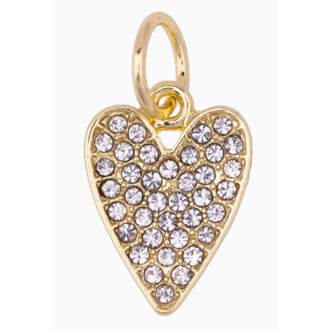 Pave' Heart Charm