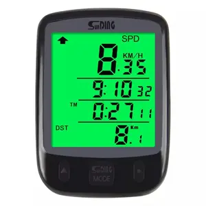 Waterproof LCD Bike Speedometer with Wireless Digital Odometer for Cyclist