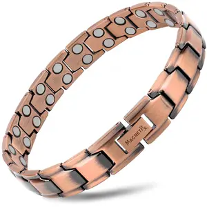 MagnetRX Ultra Strength Pure Copper Magnetic Bracelet For Men (Leo)
