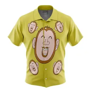 Mob Monkey Shirt, Mob Psycho 100 Hawaiian Shirt | Cool Summer Anime Vibes for Men & Fans