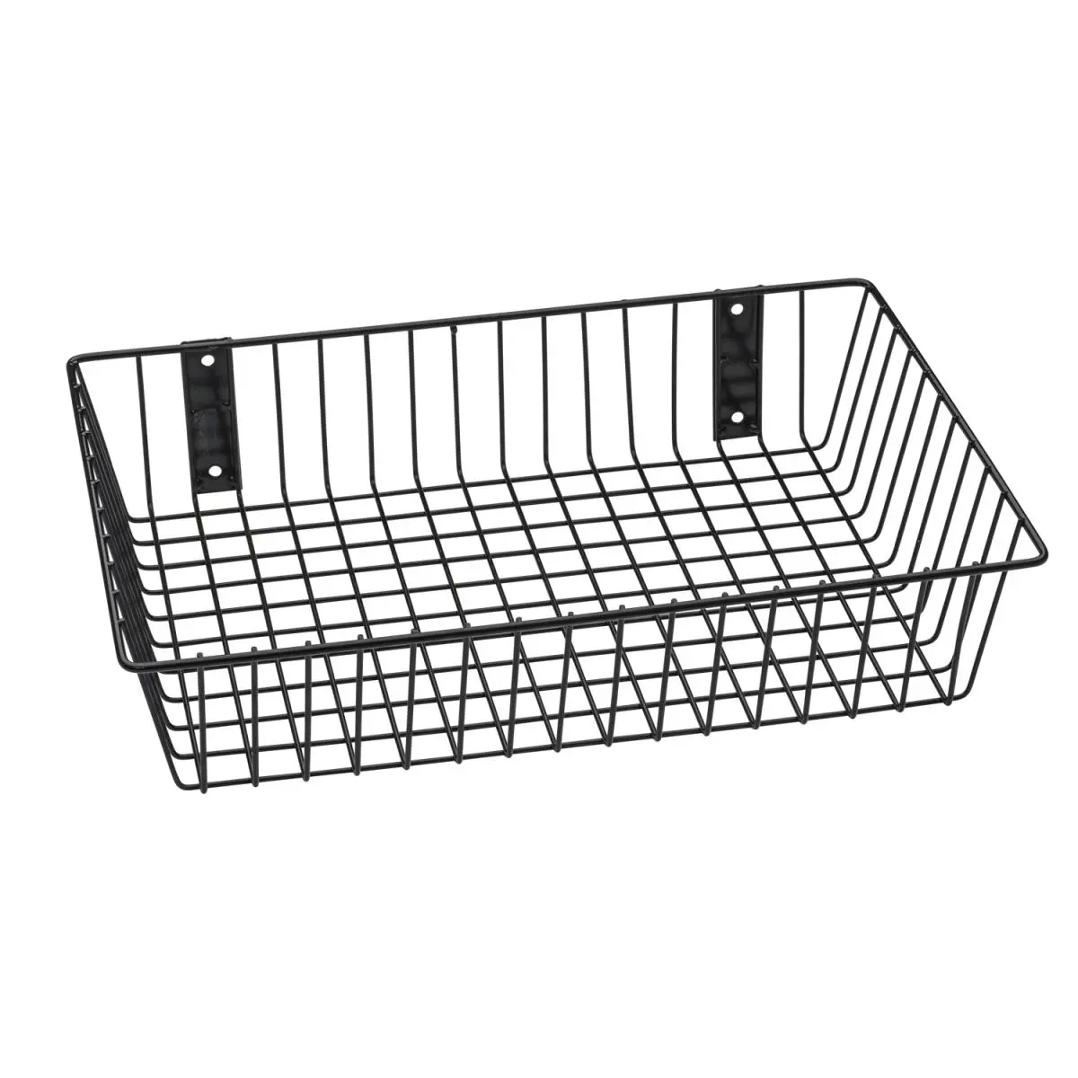 Universal Wire Basket, Black - 18 x 12 x 4 in.
