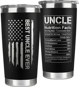 [SALE UP TO 50%]Gifts for Uncle from Niece, Nephew - Uncle Gifts - Birthday Gifts for Uncle, Uncle Birthday Gifts from Niece Nephew, Valentines Day Gift for Uncle, Christmas Gifts - New Uncle Gifts - 20 Oz Tumbler