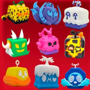 Blox Fruits Roblox Kitsune, Leopard, Dough, Buddha, Dragon, Venom, Magma, Blizzard, Portal Birthday Cake Topper Designs