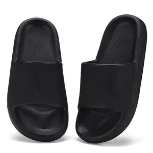 Pillow Slippers for Women and Men | House Slides Shower Sandals | Cushioned Thick Sole