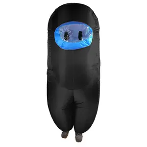 Kids Black Sus Crewmate Killer Costume