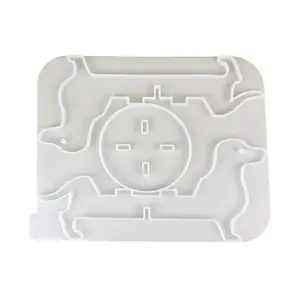 Multifuntional Silicone Moulds Nonstick Epoxy Resin Mold Dachshund Shape