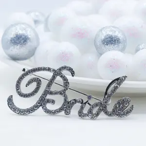 Crystal "Bride" Brooch - Perfect gift for the Bride-To-Be, Wedding Gift- Wedding Bridal Jewelry