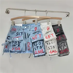 Denim Skort Skirt Womenswear Bottom Lady Comfort Summer Sex Fashion Underwear Cargo