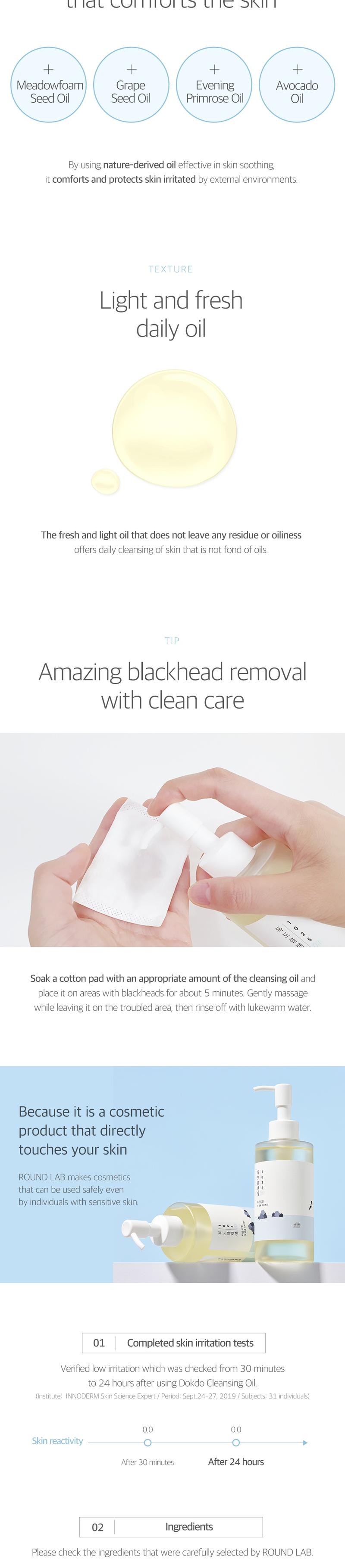 Korean Double Cleansing Duo | Facial Cleanser, Pore Face Wash (Dokdo Cleansing Oil 200ml, 1025 Dokdo Cleanser 150ml)