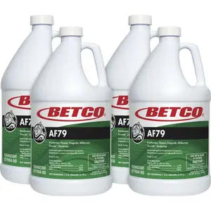 Betco  128 fl oz AF79 Acid-Free Restroom Cleaner - Citrus Bouquet Scent - Clear Blue - Pack of 4