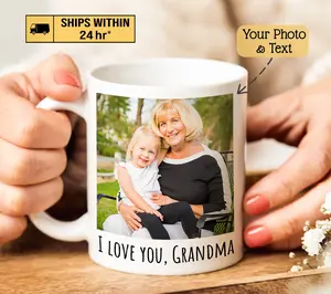 Custom Photo Coffee Mug - Personalized Birthday Gift for Mom & Couples - Premium Anniversary Keepsake - Valentine’s Day Picture Mug - Unique Gift for Her