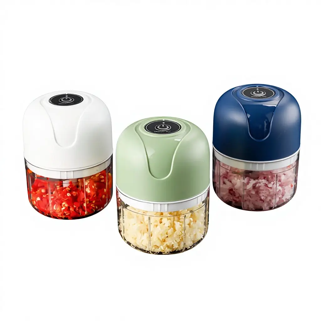 Mini Vegetable Cutter Chopper Garlic Masher Crusher Mix Colors  Usb Rechargeable Ginger Meat Food Processor Kitchen Gadget Usb Garlic Mincer Onion Chopper Dicer
