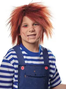 Evil Doll Wig for Kids – Child One Size Costume Wig