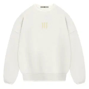 adidas Mens Fear Of God Athletics Crew Neck Sweatshirt Casual - White