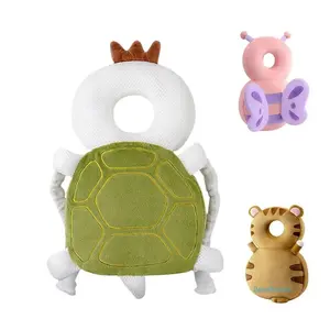 BeadBreath Cute Animal Shaped Protective Cushion, Soft Plush Anti-Collision Safety Pad, Turtle Bee Tiger Style Protector Pillow