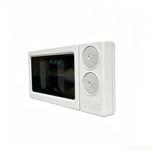 Mobile phone Waterproof box, Bluetooth speaker, bathroom waterproof 360 ° rotating touch screen, watch movies, listen to music, mobile phone holder, Bluetooth speaker, audio shower TV holder, bathroom holder, swimming pool, kitchen, bathroom, sink