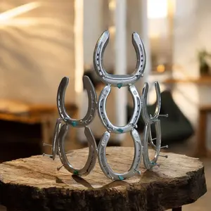 Metal Crown Horseshoe Buckle Wall-Mount Multi-Purpose Hook, Home Decor for Wall Organization, Wall-Mount Multi-Purpose Hooks
