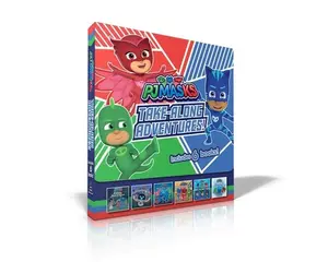 USED-Pj Masks Take-Along Adventures! (Boxed Set): Catboy Does It Again; Meet Pj Robot!; Mystery Mountain Adventure!; Pj Masks Save the School!; Meet the Wo by Various (Paperback)