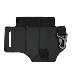 Tactical Tool Leather Case Outdoor Survival Waist Bag, Portable Flashlight Holster Knife Sheath, Perfect Gift for Men, Christmas, Halloween, Birthday, Survival Gear, Tactical Equipment