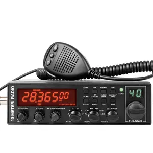 LUITON 5558 Licensed Amateur 10m CB Radio - Multi-Mode Receiver (CW, AM, FM, USB, LSB), 360 Memory Channels, Instant Channel 9, NB, ANL, SWR Calibration, ASC, TB, RF Gain, Auto Frequency Scan, Frequency Setting Support, Black