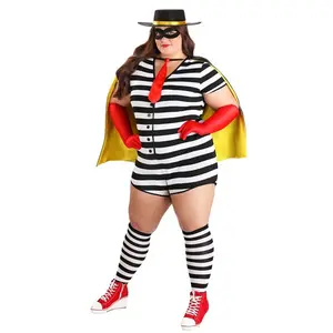 Plus Size Burglar Costume for Women