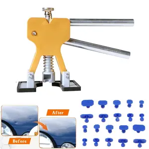 Car Scratch Repair Kit Without Paint, Bumper Repair Kit, Car Body Repair Tools, Includes Scratch Fix Tools and Lifters, 20 Pull Tabs for Ice Ball and Metal Surface Scratches