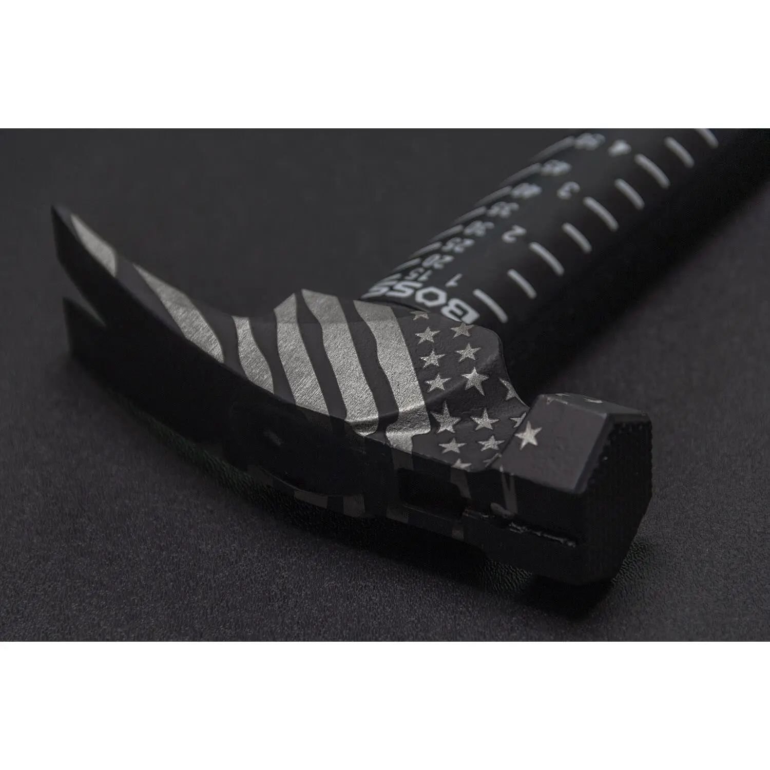 Back in Black- Flag Engraved Titanium Hammer Collection