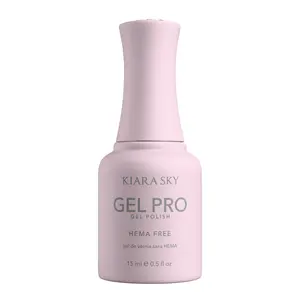 Kiara Sky Gel Pro - Milky Rose HEMA-Free + TPO Free Nail Gel Polish | Intense Pigmentation, Long-Lasting Wear | Finish: Cream 15ml