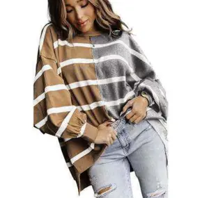 Brown/Grey Sweater