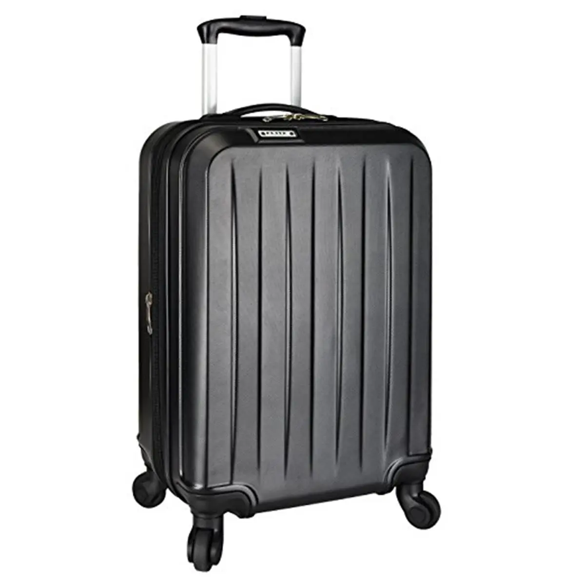 Travelers Choice  Elite Dori Expandable Carry-On Spinner Luggage, Black