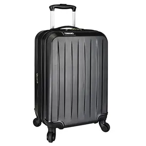 Travelers Choice  Elite Dori Expandable Carry-On Spinner Luggage, Black