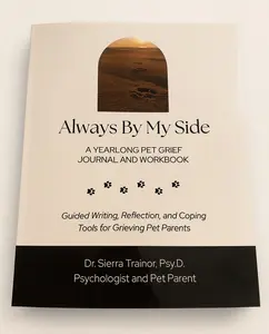 Yearlong Pet Grief Journal and Workbook by a Clinical Psychologist 184 Pages Paperback US Letter Size Guided Writing Reflection and Coping Tools for Grieving Pet Parents