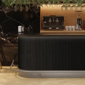 INNO STICKERS Wood Slat Acoustic Panels 3D Decorative Wall Paneling (31 sq. ft./Case)