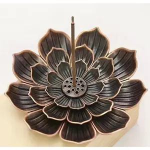 Lotus Shaped Incense Stick Holder Stand