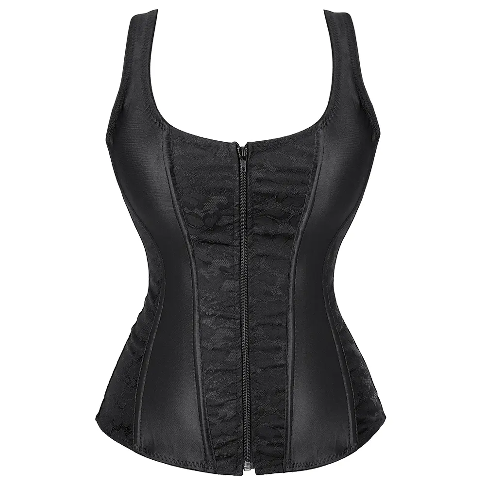 Women Sexy Boned Lace Up Corsets and Strap Bustiers Top Overbust Shaper Steampunk Halloween Costumes Ideas Party Outfit Gothic Corset Womenswear Minimalist Clothes Skirts Girls Cosplay 2928-D1
