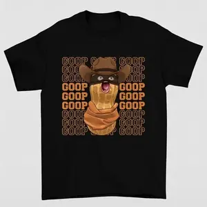 Viral The Burnt Peanut GOOP Whimsical Meme Graphic Tee Pure Cotton Casual Streetwear Daily Outings Unisex Men Women Humor Lovers Halloween Christmas Gift