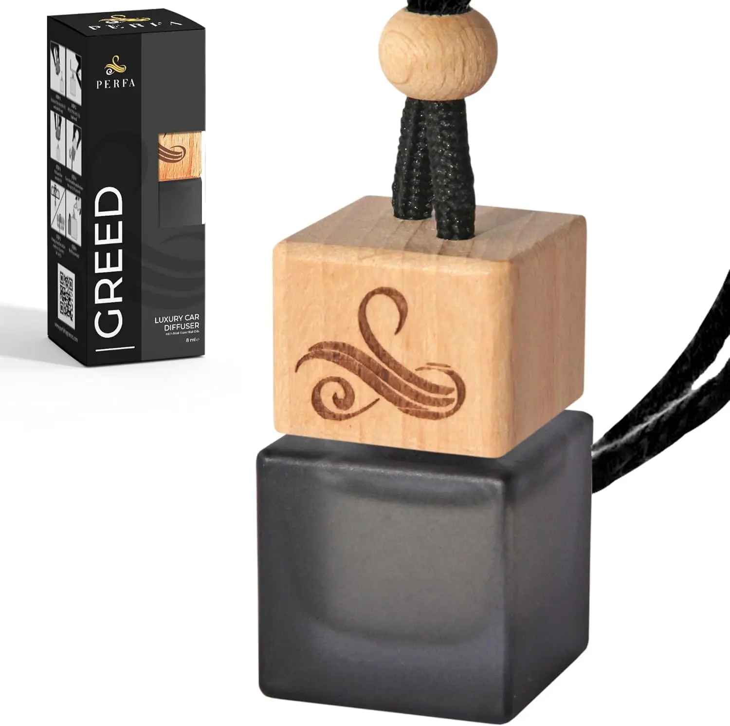 Car Air Freshener Vent Clip for Men - inspired Luxury Perfume Diffuser, 8ml, Odor Eliminator, Long-Lasting Freshness, Suitable for Any Vehicle