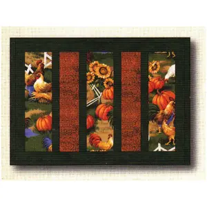 Bay Window Quilt-As-You-Go Placemat pattern