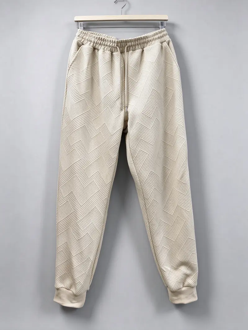 Men's textured knit hooded tracksuit set - view 11