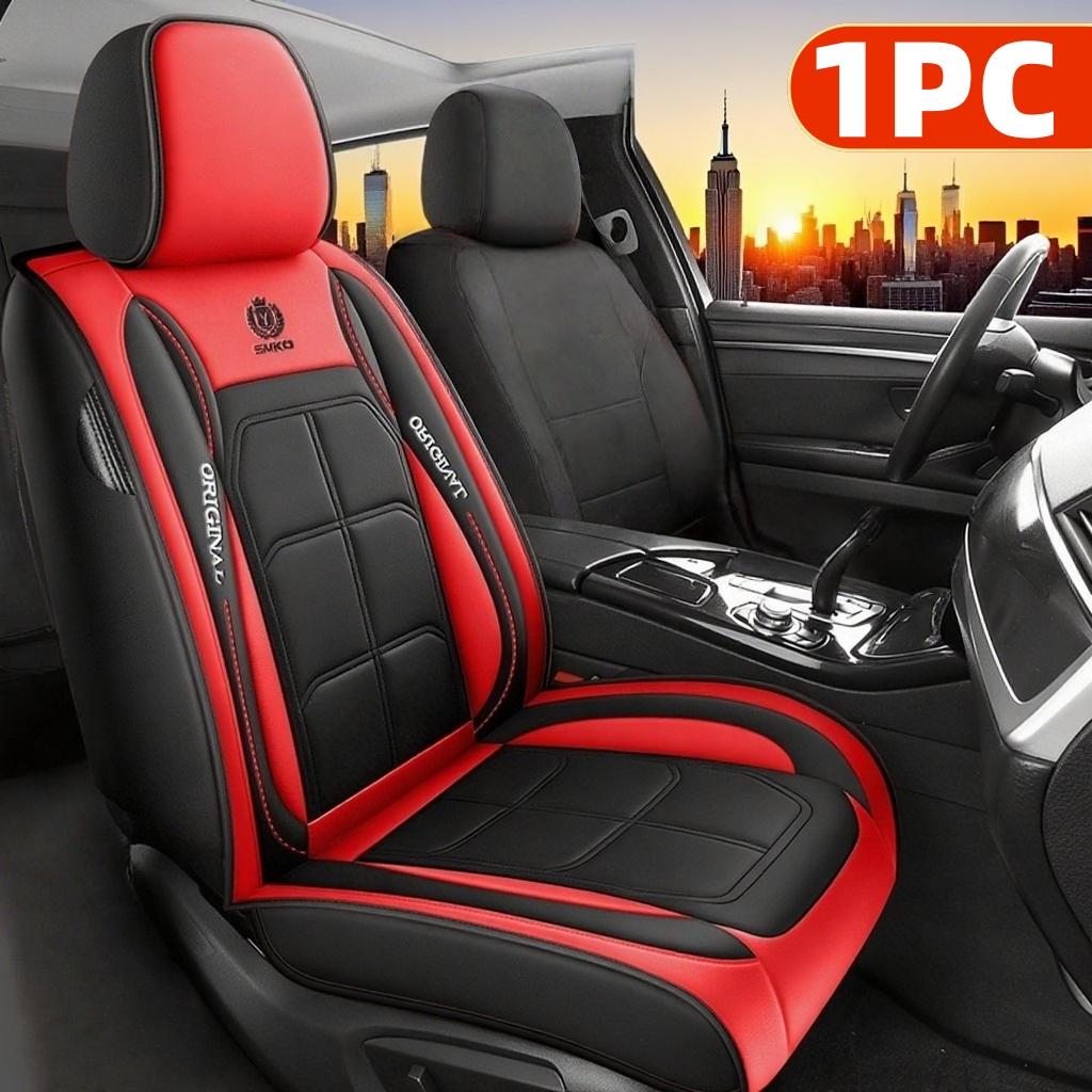 Artisanal Leather 1PC Car Seat Cover - Waterproof & Wear-Resistant PU Leather - Durable for All Seasons - Soft & Comfortable - Anti-Fouling - Protects Car Seats
