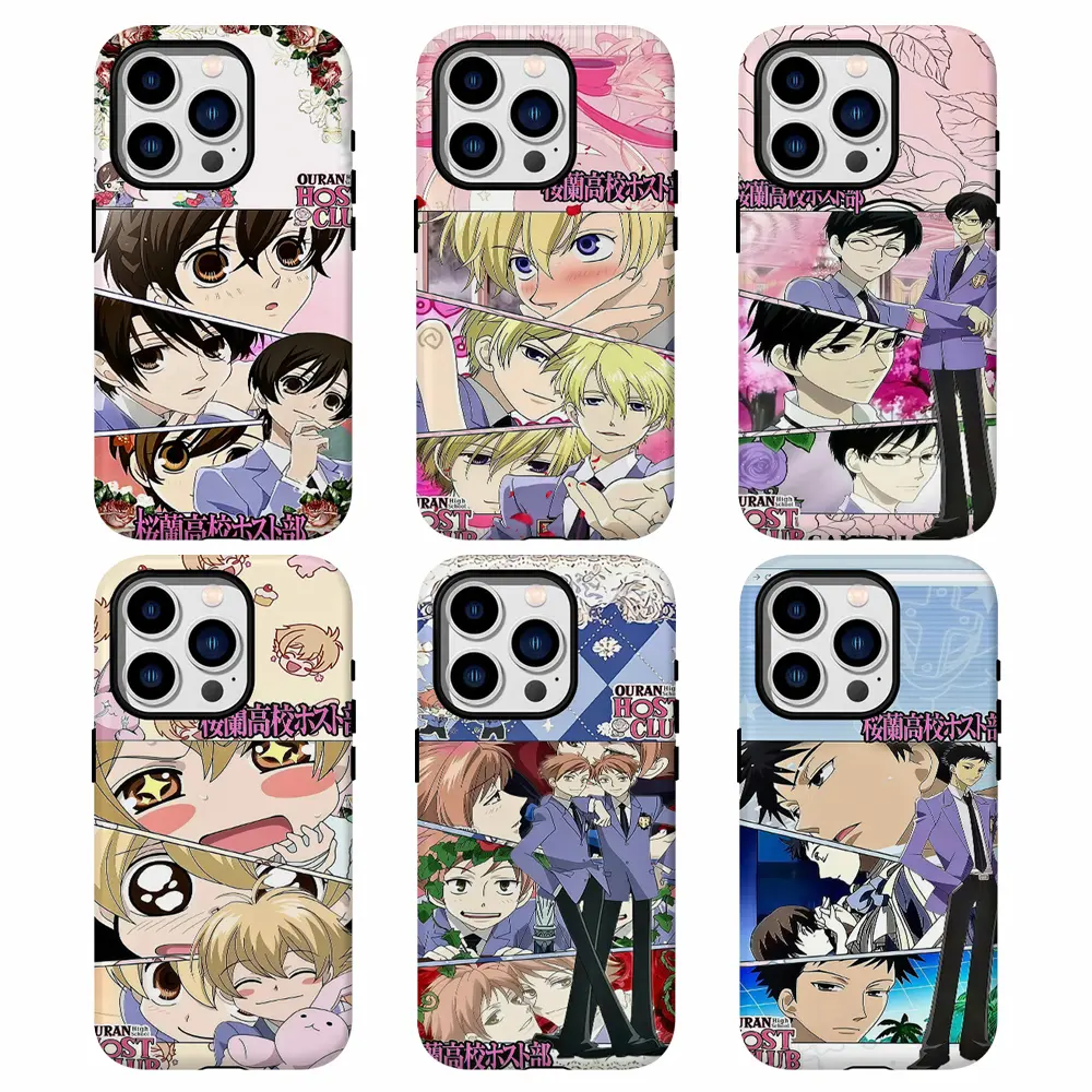 Ouran High School Host Club Collection Phone Cover for Samsung Galaxy S25/S24/S23/S22/S21/PLUS/FE/Ultra/NOTE20/A71/A56/A55/A54/A53/A52/A36/A35/A34/A26/A25/A23/A16/A15/A14/A13/A06/A04S Shockproof Wireless Charging Thickened Phone cover [Samsung S25 New]
