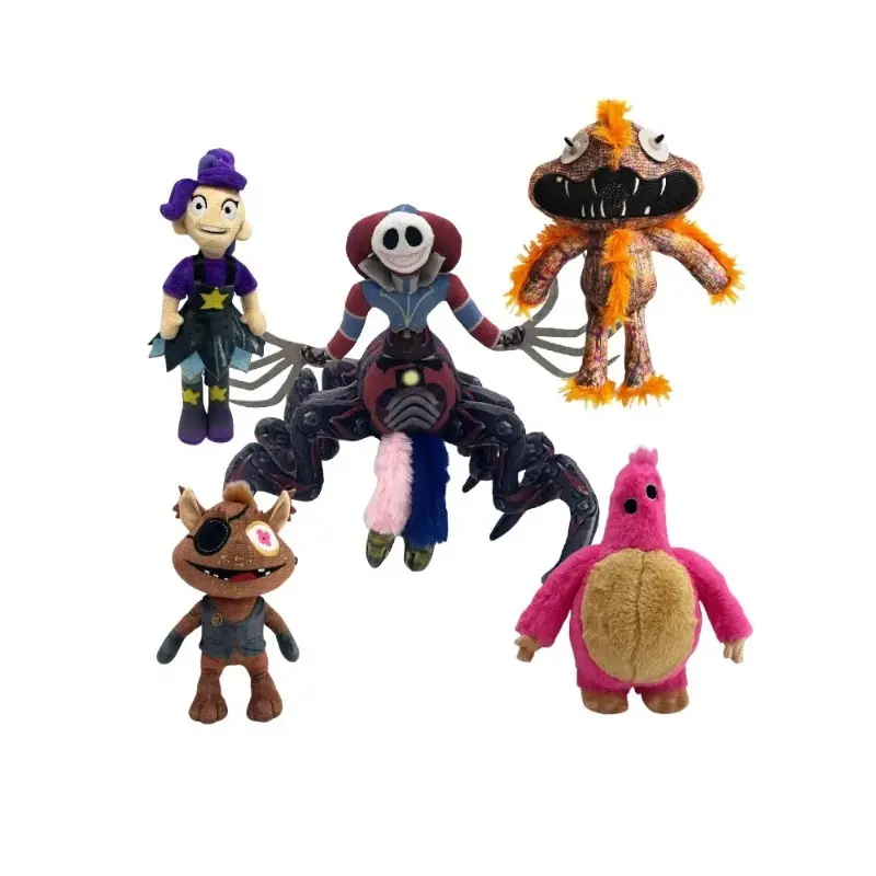 New Poppy Playtime Chapter 5 Cuddly Stuffed Animal Collectibles - Clown Spider, Frowny Fox, Pigster, 1006 Piano Dragon Doll, Gift for Stuffed Toy Enthusiasts, Cuddly Stuffed Animals