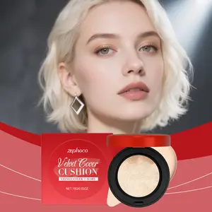 Zephoco Ivory White Moisturizing Concealer Cushion – Natural, Long-Lasting, Lightweight Concealer – Skin Tone Correction, Hydrating & Moisturizing Formula