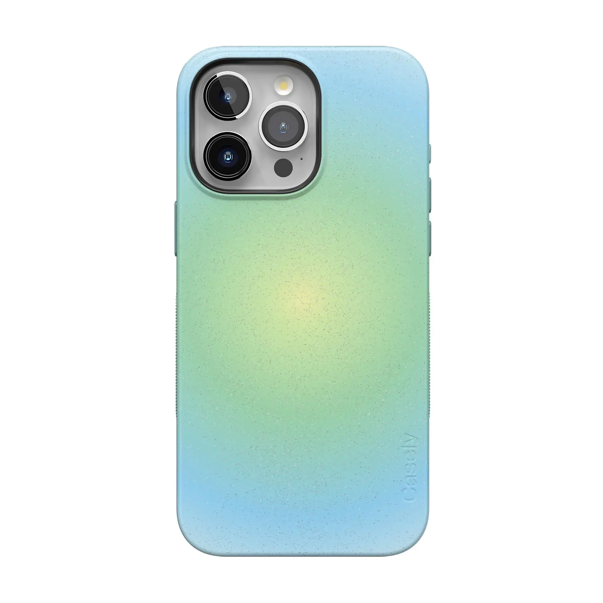 Casely iPhone 15 Pro Max Case | Aura | Green Inner Glow | Bold Protective Design | Compatible with MagSafe