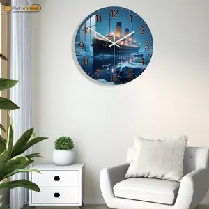 Silent Acrylic Wall Clock, Modern Home Decor, Ideal Gift for Thanksgiving Christmas New Year Birthday, Suitable for Living Room Bedroom Kitchen Office