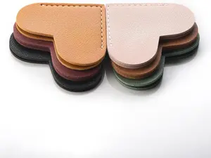 Leather Heart Bookmarks, Corner Page Book Accessories for Women, Kids, Cute Handmade Reading Gifts