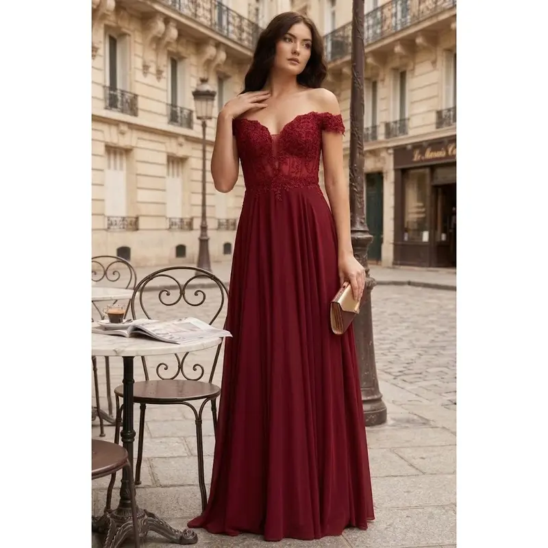 Burgundy bridesmaids dresses - TikTok Shop